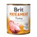 BRIT PATE&MEAT Turkey puszka 800g / 13.35zł