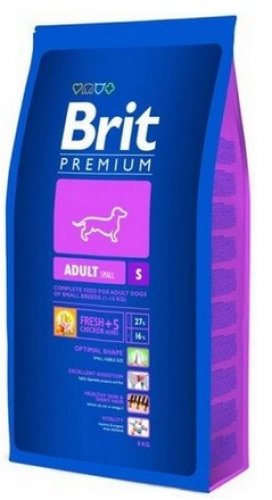 brit premium adult s small 3kg dla dorosłych psów małych ras