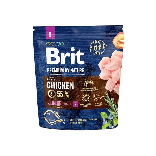 brit premium by nature junior s small 1kg dla szczeniąt małych ras