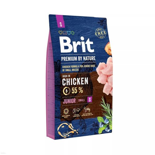 brit premium by nature junior s small 8kg dla szczeniąt małych ras