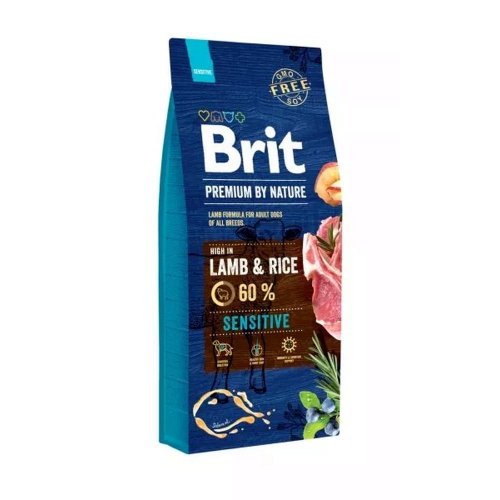 brit premium by nature sensitive lamb 15kg karma sucha dla psa