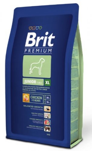 brit premium junior xl extra large 3kg dla młodych psów ras olbrzymich