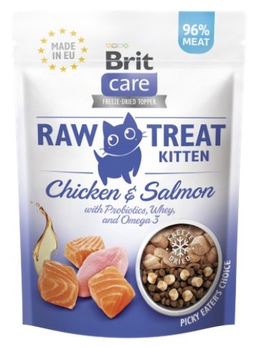 brit raw treat cat kitten 40g przysmak dla psa