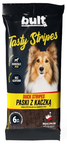bult tasty stripes paski z kaczką 6szt 
