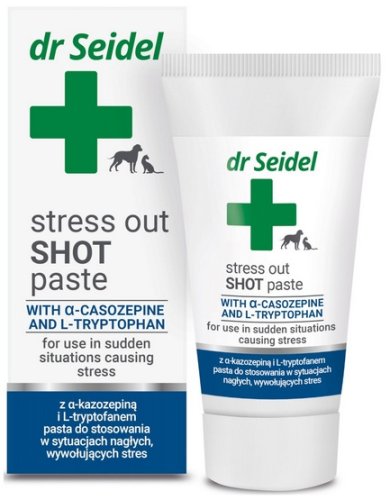 dermapharm stress out shot dla psa i kota pasta 30g 