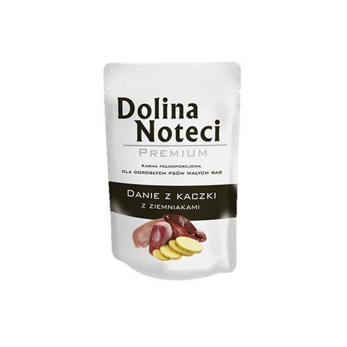 dolina noteci premium danie kaczka z ziemniakami 100g dla małych ras