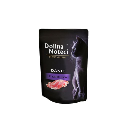 dolina noteci premium kot danie z królika saszetka 85g karma mokra dla kota