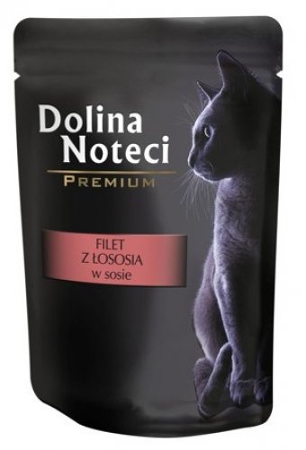 dolina noteci premium filet z łososia saszetka 85g karma mokra dla kota