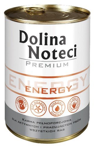 dolina noteci premium energy puszka 400g dla aktywnych psów