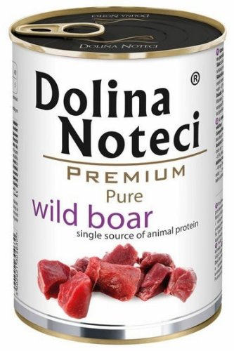 dolina noteci premium pies pure dzik puszka 400g karma mokra dla psa