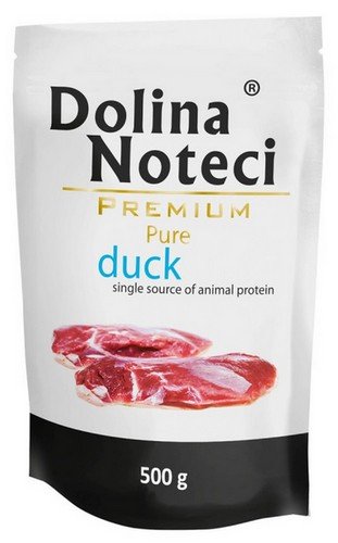 dolina noteci premium pure kaczka saszetka 500g  zestaw 10szt. monobiałkowa karma mokra do psa