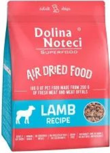 dolina noteci superfood danie z jagnięciny dla psa 1kg  karma sucha dla dorosłych psów
