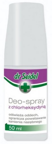 dr seidel deo-spray z chlorheksydyną higiena jamy ustnej 50ml 