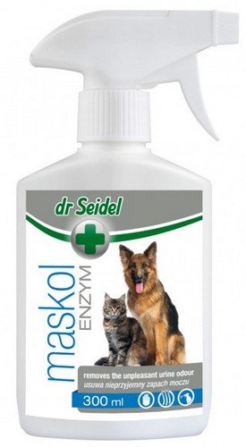dr seidel maskol enzym spray 300ml płyn maskujący zapach moczu zwierząt
