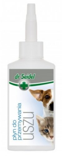 dr seidel płyn do przemywania uszu dla psów i kotów 75ml 