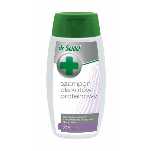 dr seidel proteinowy szampon dla kotów 220ml 