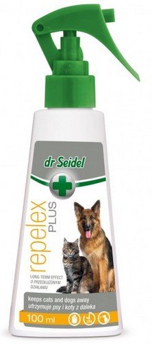 dr seidel repelex plus płyn odstraszajacy psy i koty spray 100ml 