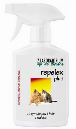 dr seidel repelex plus płyn odstraszajacy psy i koty spray 300ml 