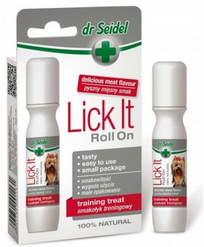 dr seidel smakołyk dla psów lick it 15ml  zestaw 10szt. przysmak treningowy do lizania