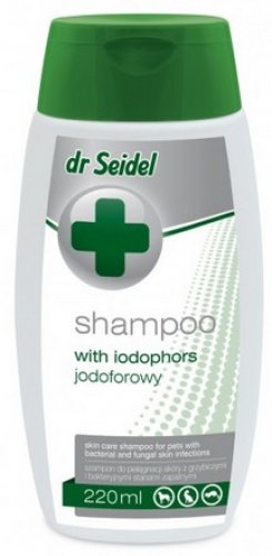 dr seidel szampon dla psów jodoforowy 220ml 