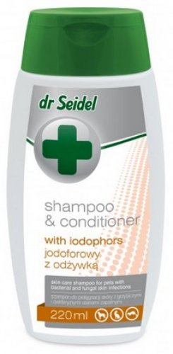 dr seidel szampon jodoforowy z odżywką 220ml 