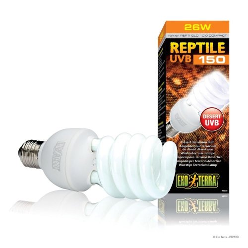 exo terra repti glo 10.0 żarówka uvb 150 25w [ex-1894] żarówka uvb to terrarium pustynnego