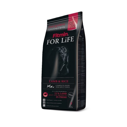 fitmin for life adult lamb & rice 3kg + puszka z jagnięciną i ryżem