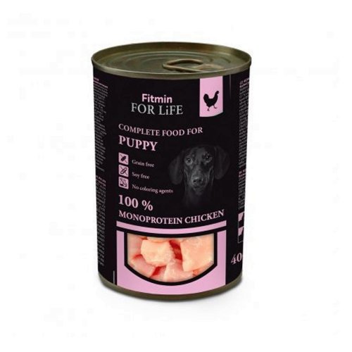 fitmin for life  puppy chicken 400g puszka karma mokra dla szczeniąt