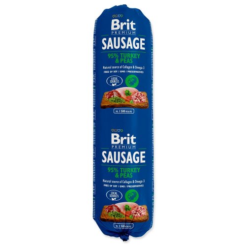 brit sausage chicken & venison 800g  zestaw 12szt. kiełbasa, baton dla psa z kurczakiem i dziczyzną