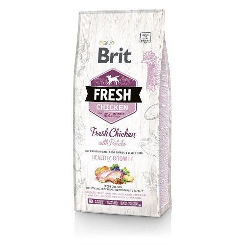 brit fresh puppy chicken & potato 2,5 dla szczeniąt wszystkich ras