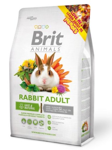 brit animals rabbit adult complete 3kg 