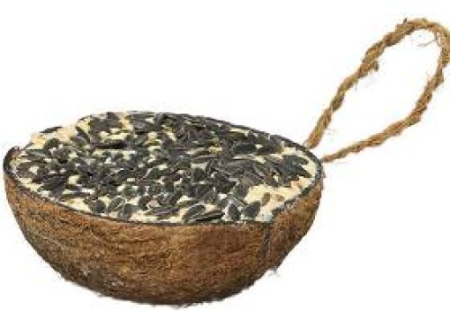 garden fun karma tłuszczowa z nasionami słonecznika w kokosie dla ptaków wolnożyjących 290g [gf-12840] 