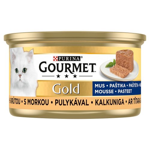 gourmet gold mus z indykiem 85g  pakiet 24szt. karma dla kota