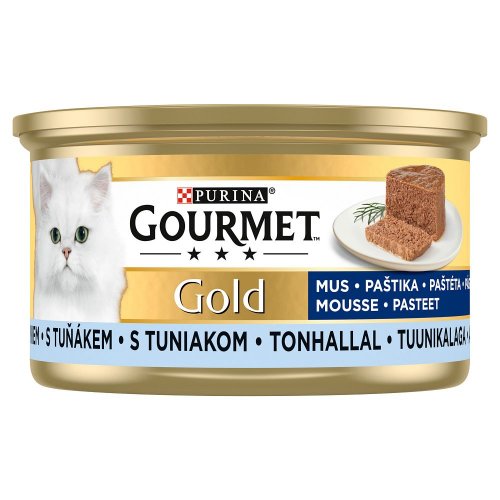 gourmet gold mus z tuńczykiem 85g  pakiet 24szt. karma dla kota