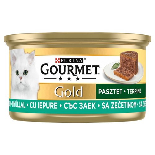 gourmet gold pasztet z królika 85g karma dla kota
