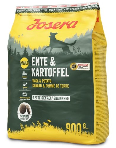 josera exclusive ente & kartoffel 900g karma sucha dla psa