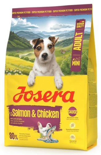 josera mini adult salmon & chicken 3kg karma sucha dla psa