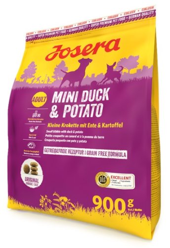 josera mini duck & potato adult 900g karma sucha dla psa