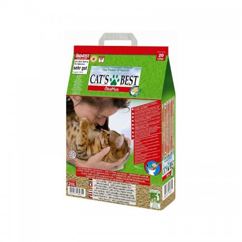jrs cats best original (eco plus) 20l drewniany żwirek higieniczny dla zwierząt