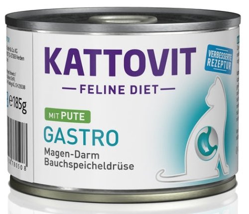 kattovit feline diet gastro indyk puszka 185g karma mokra dla kota