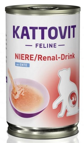 kattovit feline drink niere/renal kaczka napój 135ml karma mokra dla kota