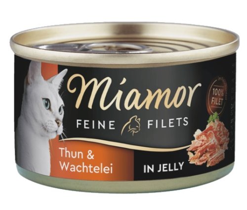 miamor feine filets dose thunfisch & wachtelei puszka 100g tuńczyk i przepiórka