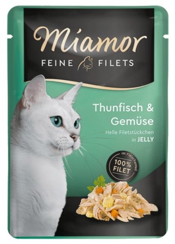miamor feine filets tuńczyk & warzywa saszetka 100g karma mokra dla kota