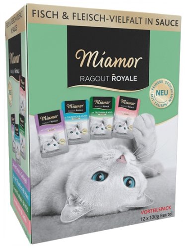 miamor ragout royale mix sos - 4 smaki saszetki 12x100g karma mokra dla kota