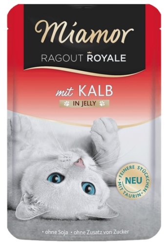 miamor ragout royale z cielęciną w galaretce saszetka 100g karma mokra dla kota