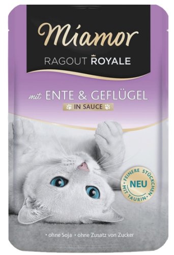 miamor ragout royale z kaczką i drobiem w sosie saszetka 100g karma mokra dla kota