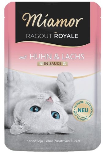miamor ragout royale z kurczakiem i łososiem w sosie saszetka 100g karma mokra dla kota