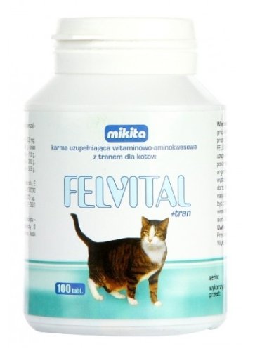 mikita felvital + tran 100 tabletek 