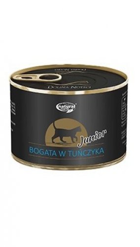 natural taste kot junior z tuńczykiem puszka 185g  zestaw 12szt. karma mokra dla kociąt