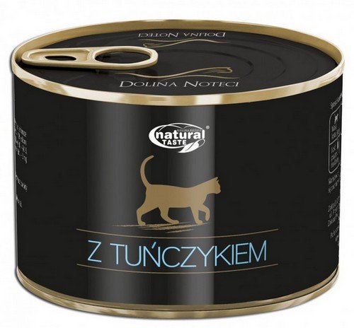 natural taste dla kota z tuńczykiem 185g puszka  zestaw 6szt. karma dla dorosłych kotów